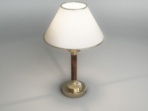 classic table lamp 3D Model
