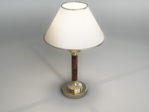 classic table lamp 3D 模型