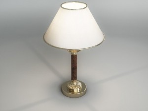 classic table lamp 3D 模型
