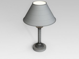 classic table lamp 3D 模型