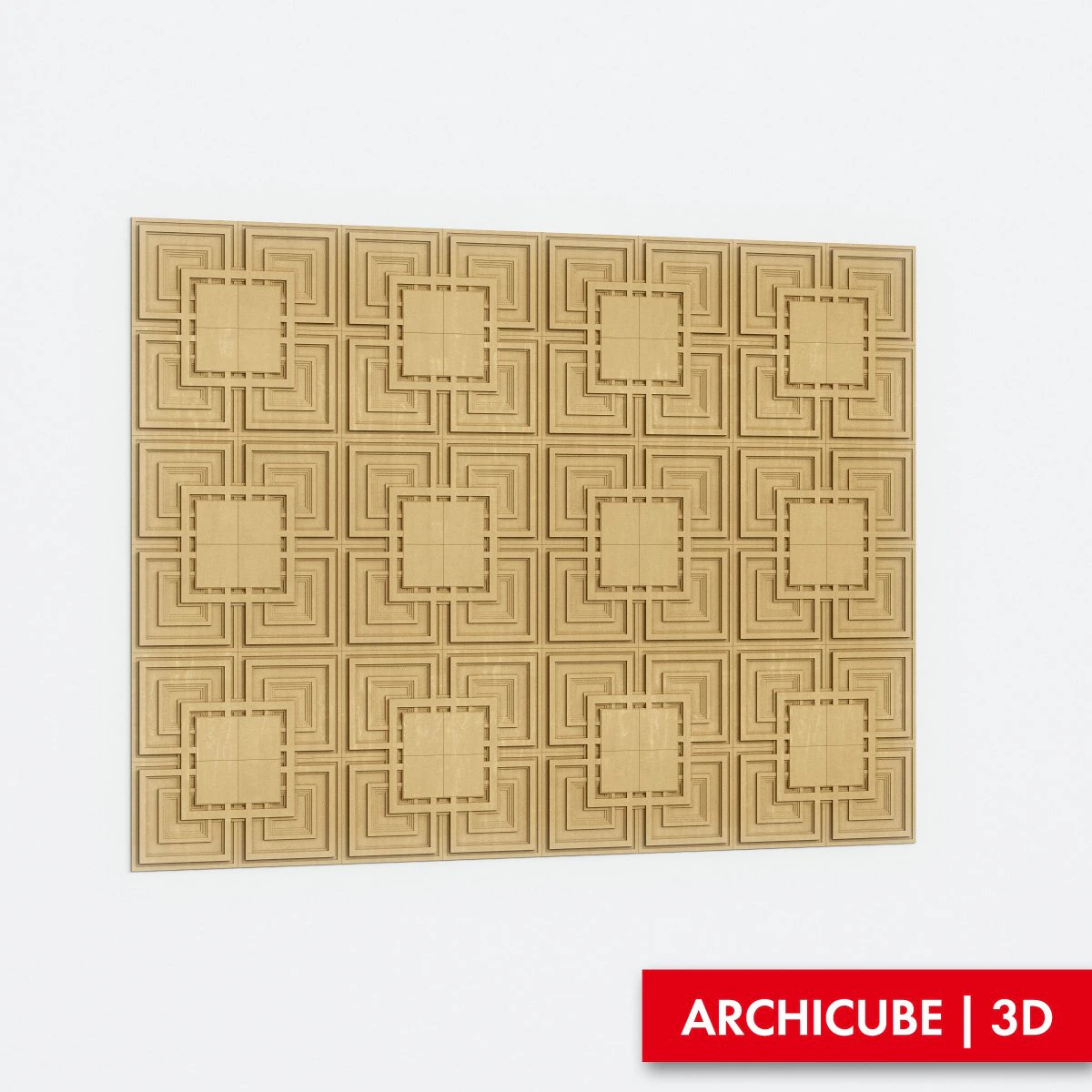 wall panel 001 3D Model .c4d .max .obj .3ds .fbx .stl .blend 
