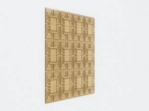 wall panel 001 Model 3D