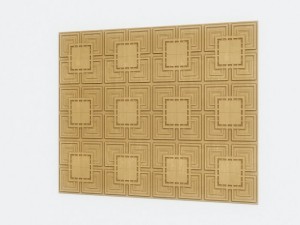 wall panel 001 Model 3D