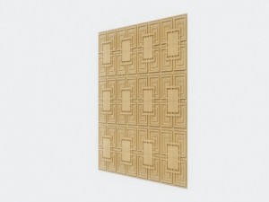 wall panel 001 Model 3D