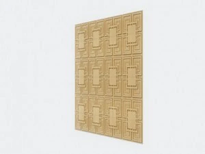 wall panel 001 3D Model