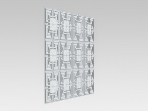 wall panel 001 Model 3D