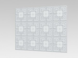 wall panel 001 Model 3D