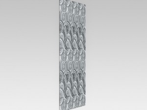 wall panel 002 Model 3D