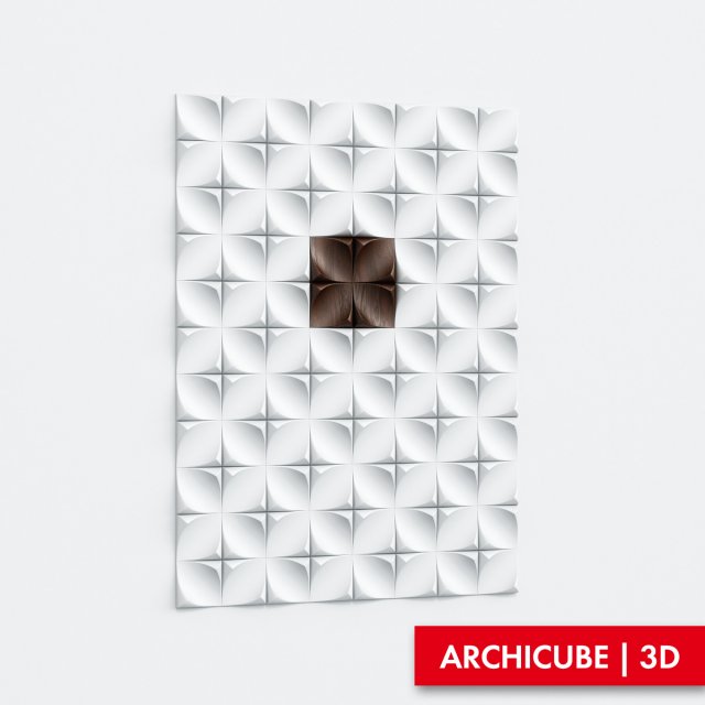 wall panel 003 3Dモデル .c4d .max .obj .3ds .fbx .stl .blend 