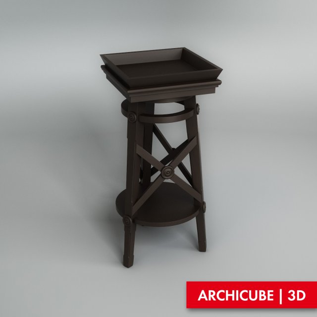 flower stand 3D Model .c4d .max .obj .3ds .fbx .stl .blend 