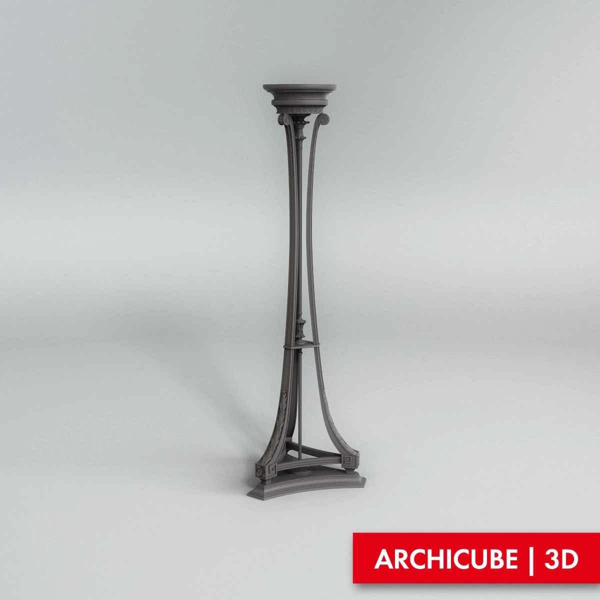 decorative stand 3D Model .c4d .max .obj .3ds .fbx .stl .blend