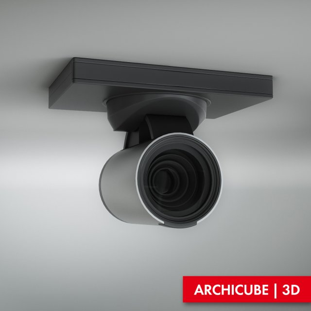 security camera 3D Model .c4d .max .obj .3ds .fbx .stl .blend 