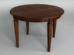 round table 002 3D Model