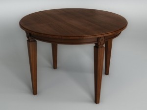 round table 002 3D Model