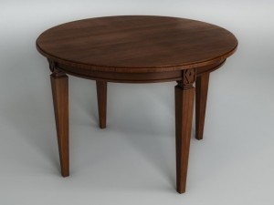 round table 002 3D Model