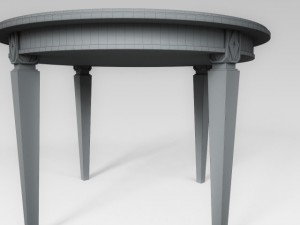 round table 002 3D Model