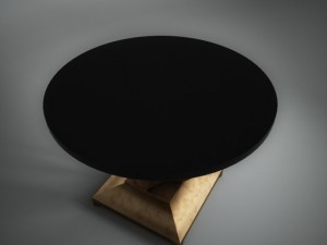 round black table Modelo 3D