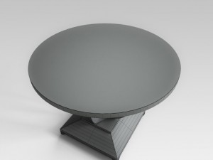 round black table Modelo 3D