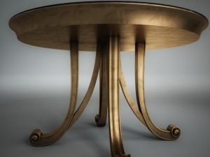 round table 003 Model 3D