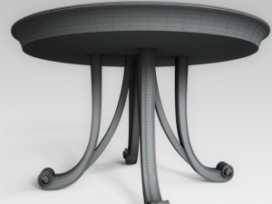 round table 003 Model 3D