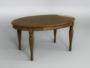 dining table 3D 模型
