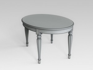 dining table 3D 模型