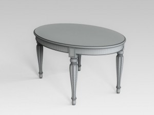 dining table 3D 模型