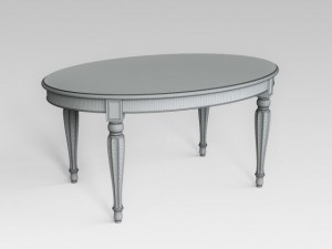 dining table 3D 模型