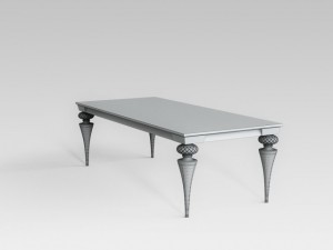 dining table 003 Modèle 3D
