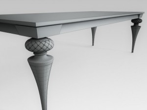 dining table 003 Modèle 3D