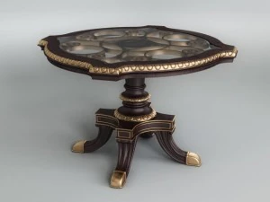 classic table 003 3D Model