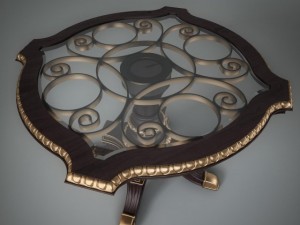 classic table 003 3D Model