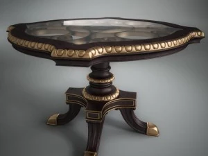 classic table 003 3D Model