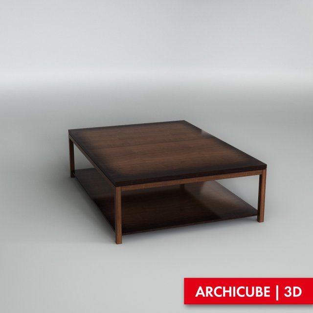 table 007 3D Model .c4d .max .obj .3ds .fbx .stl .blend 