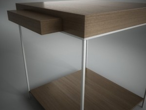 table desk 001 3D 모델
