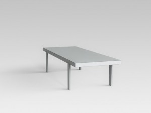 dining table 3D 模型