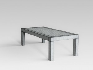 table 010 Modèle 3D