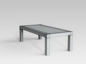 table 010 Modèle 3D
