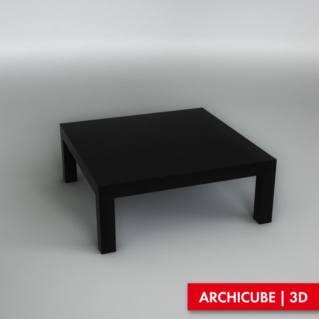 black table 3D 模型 .c4d .max .obj .3ds .fbx .stl .blend 