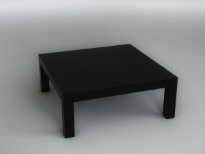 black table 3D Модель