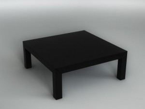 black table 3D 模型