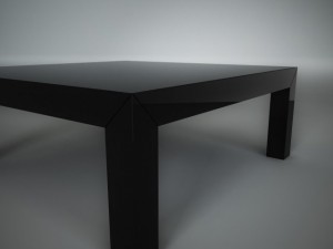 black table 3D 模型