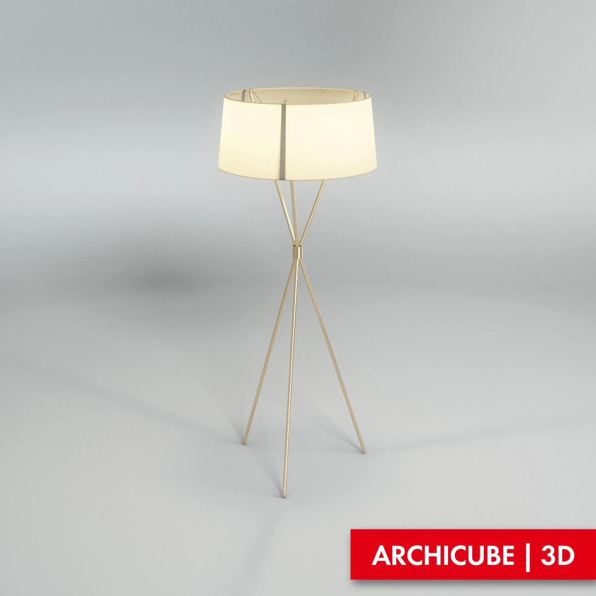 floor lamp 002 3D Model .c4d .max .obj .3ds .fbx .stl .blend