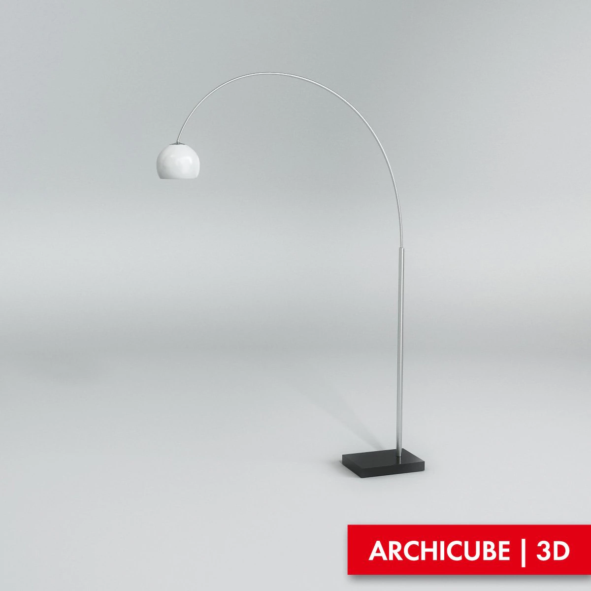 floor lamp 003 3D Model .c4d .max .obj .3ds .fbx .stl .blend 