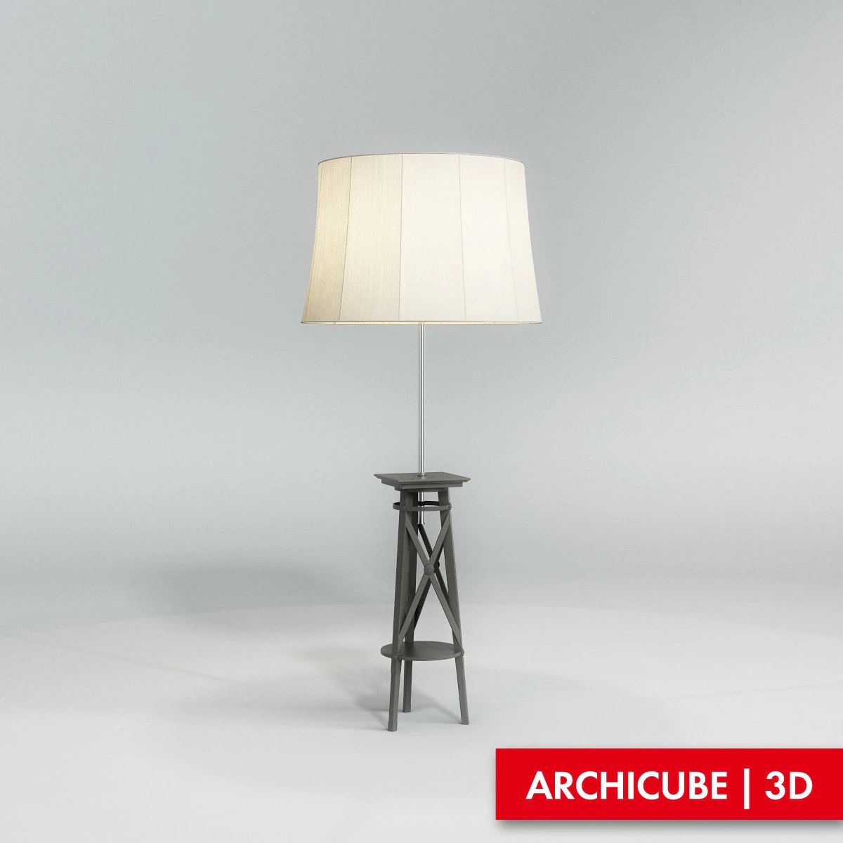 floor lamp 004 3D Model .c4d .max .obj .3ds .fbx .stl .blend