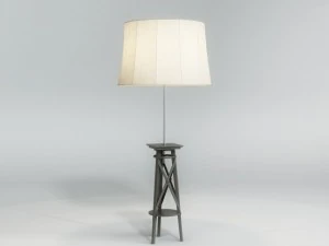 フロアランプ004 3Dモデル