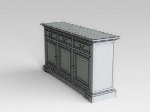 chest of drawers Modèle 3D