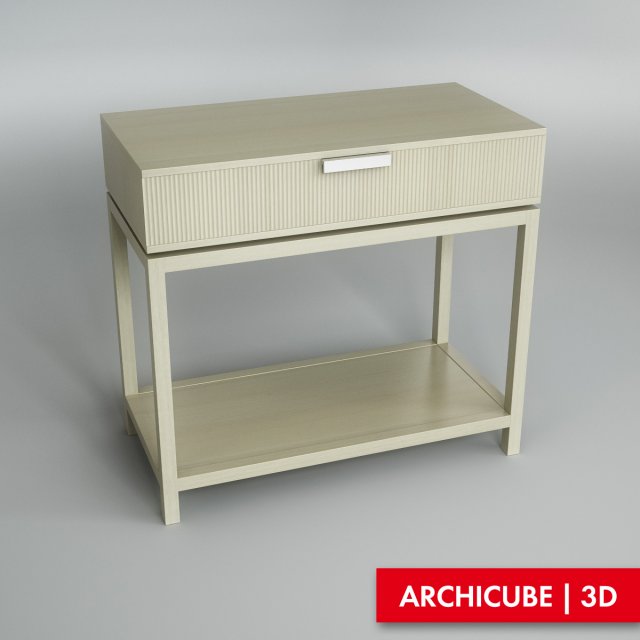console table 3D Model .c4d .max .obj .3ds .fbx .stl .blend 