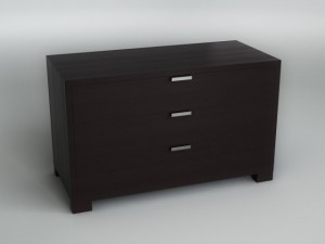 chest of drawers 002 3D 模型