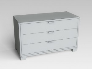 chest of drawers 002 Modèle 3D